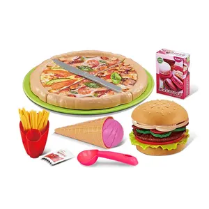 Trò Chơi Mô Phỏng Sản Phẩm Bán Chạy Diy Cắt Bánh Hamburger Pizza Chơi Đồ Chơi Thực Phẩm