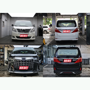 ชุดบอดี้คิทสำหรับ Yo <span class=keywords><strong>TA</strong></span> Alphard 2008 2009 2010 2011 2012 2013 2014อัพเกรดชุดบอดี้2018-2022 - Product Image 5