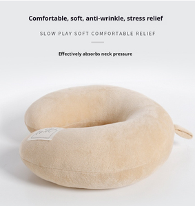 Hot Selling <span class=keywords><strong>Creative</strong></span> PP Baumwolle <span class=keywords><strong>U</strong></span>-förmiges Reise-Nacken kissen Super weiches Büro-Nickerchen-Kissen Einfarbige Funktions kissen Position ierer