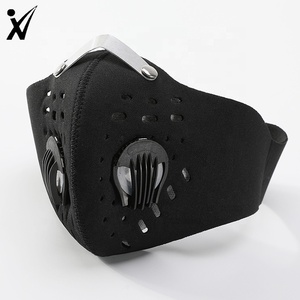 <span class=keywords><strong>Masque</strong></span> de sport pour <span class=keywords><strong>vélo</strong></span> et moto 2025 avec filtre à charbon actif respirant PM2.5 anti-poussière en néoprène - Product Image 4