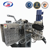Compacteur automatique PE PP à double étage avec anneau d'eau, machine de granulation à haut rendement CE 500KG/H, ligne de recyclage