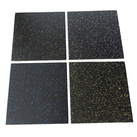 Revêtement de sol en caoutchouc durable pour salle de sport intérieure, fabriqué en usine à Hubei, réduction du bruit, absorption des chocs, tapis en caoutchouc pour salle de musculation
