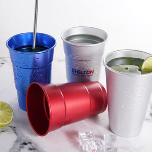 Taza de aluminio Deportes al aire libre Senderismo Camping Bebidas 16oz Taza de vaso de aluminio - Product Image 4