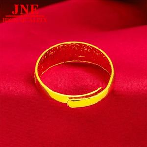 Nuevo Anillo de Acero con Sello de Bola de Ópera Dragón y Fénix de Oro de Placer de Vietnam, Anillo de Pareja para Hombre y Mujer, Anillos de Pareja, Adorno de Gran Demanda - Product Image 2