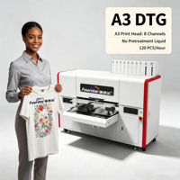 Nouvelle imprimante DTG Fourstar 2026 A3/A4 à encre pigmentée pour I3200, 2400 DPI, machine d'impression directe sur vêtements, cuir et T-shirts, certifiée CE