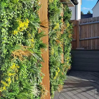 Panneaux de clôture décoratifs en haie artificielle, panneaux muraux extérieurs en feuilles vertes, faux gazon, plantes pour la décoration de jardin, l'intimité et l'aménagement paysager