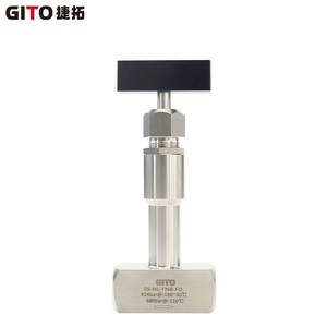 Vanne à aiguille forgée en acier inoxydable 316L cryogénique haute pression GITO avec raccord de tuyau à filetage interne - Product Image 3