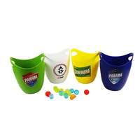 Seau à glace en plastique pour vin et champagne, capacité 3,5L, 3L, 5L, pour France Max & Jack's Kulmbacher