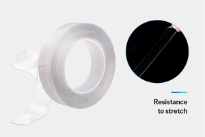 Autocollant de vente directe d'usine, ruban adhésif amovible Double face, Nano <span class=keywords><strong>colle</strong></span> transparente lavable - Product Image 3