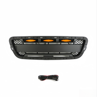 Nouvelle calandre avant en plastique noir avec éclairage LED pour Ranger 2001-2003, remplacement de la calandre du pare-chocs avant