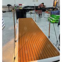 Rampe d'accès gonflable robuste pour quai, yacht marin et plateforme aquatique