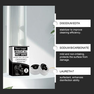 5 PCS Lenços Umedecidos <span class=keywords><strong>Mini</strong></span> Limpeza Pressão para Uso Diário Portáteis para Viagem - Product Image 2