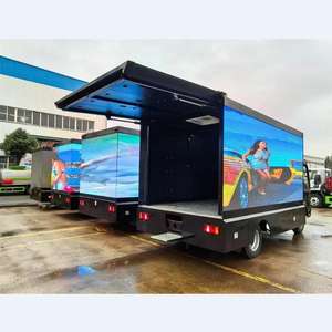 Camion publicitaire mobile LED diesel neuf, manuel, Euro 5 P4, HOWO, écran LED publicitaire, panneau d'affichage numérique - Product Image 6