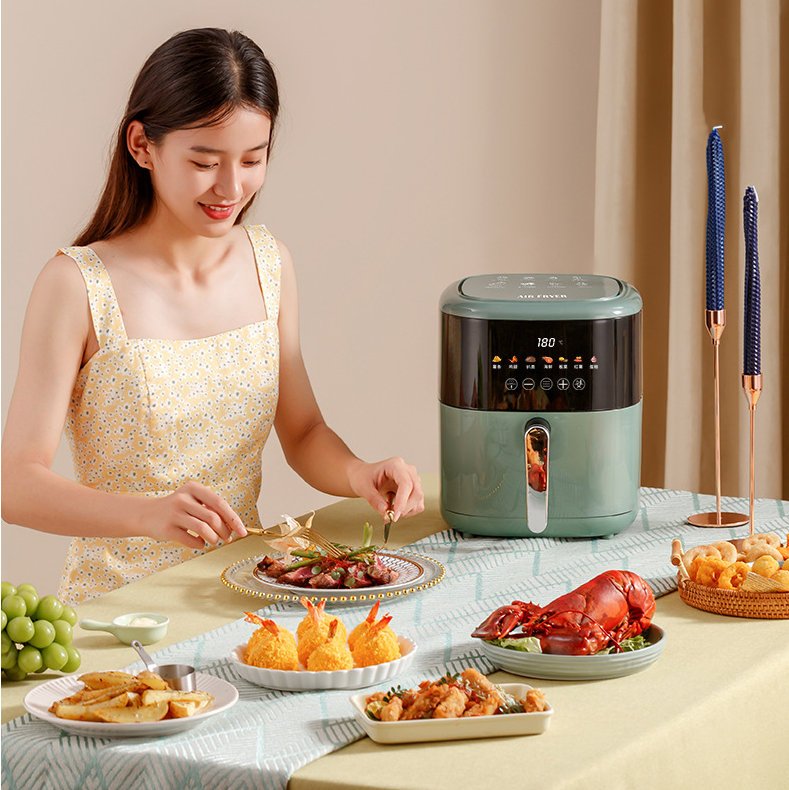 Электрическая бытовая техника без масла, большая емкость, умная воздушная фритюрница