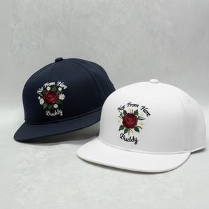 Casquette Snapback en Coton à 6 Panneaux Personnalisée OEM avec Logo Brodé Plat Casquette de Haute Qualité Non Structurée - Product Image 1