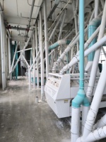 Machine à moudre le blé multifonctionnelle à haut rendement énergétique avec moteur pour les usines de transformation des céréales à haute capacité, industries alimentaires