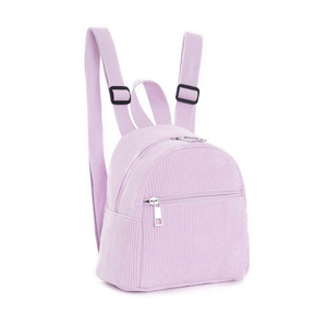 Logo ricamato ragazze zaino da <span class=keywords><strong>donna</strong></span> di colore <span class=keywords><strong>rosa</strong></span> piccoli piccoli piccoli zaini in velluto a coste mini zaino per ragazza - Product Image 2