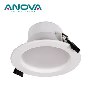 Anova发光二极管筒灯澳大利亚标准三色贴片发光二极管嵌入式IP44圆形9w saa筒灯