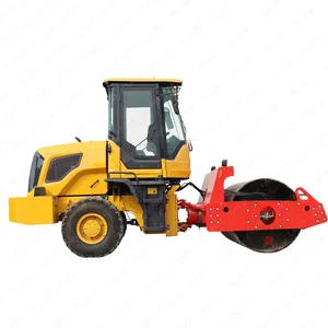 Ride-on mini hydraulic vibratory double drum road roller FYL-D208