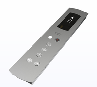 Bouton d'ascenseur A18 en acier inoxydable, bouton poussoir d'ascenseur 12V/24V