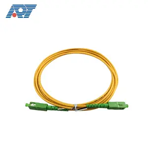 factory supply SC/APC to SC APC Simplex G652D /G657A1 PVC/LSZH Singlemode Fiber Optic Patchcord jumper for ftth