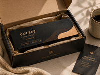 Caja de Cartón Plegable Personalizada para Cápsulas de Café, para Marcas de Café