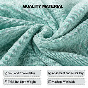 Serviette de plage à capuche épaisse extra large <span class=keywords><strong>poncho</strong></span> à langer Surf <span class=keywords><strong>Poncho</strong></span> Hommes Serviette en microfibre à séchage rapide pour la plage, la <span class=keywords><strong>piscine</strong></span>, le lac - Product Image 4