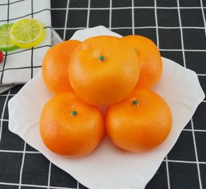 Искусственные реалистичные искусственные апельсины, искусственные фрукты, мандарин, модель для декора - Product Image 4