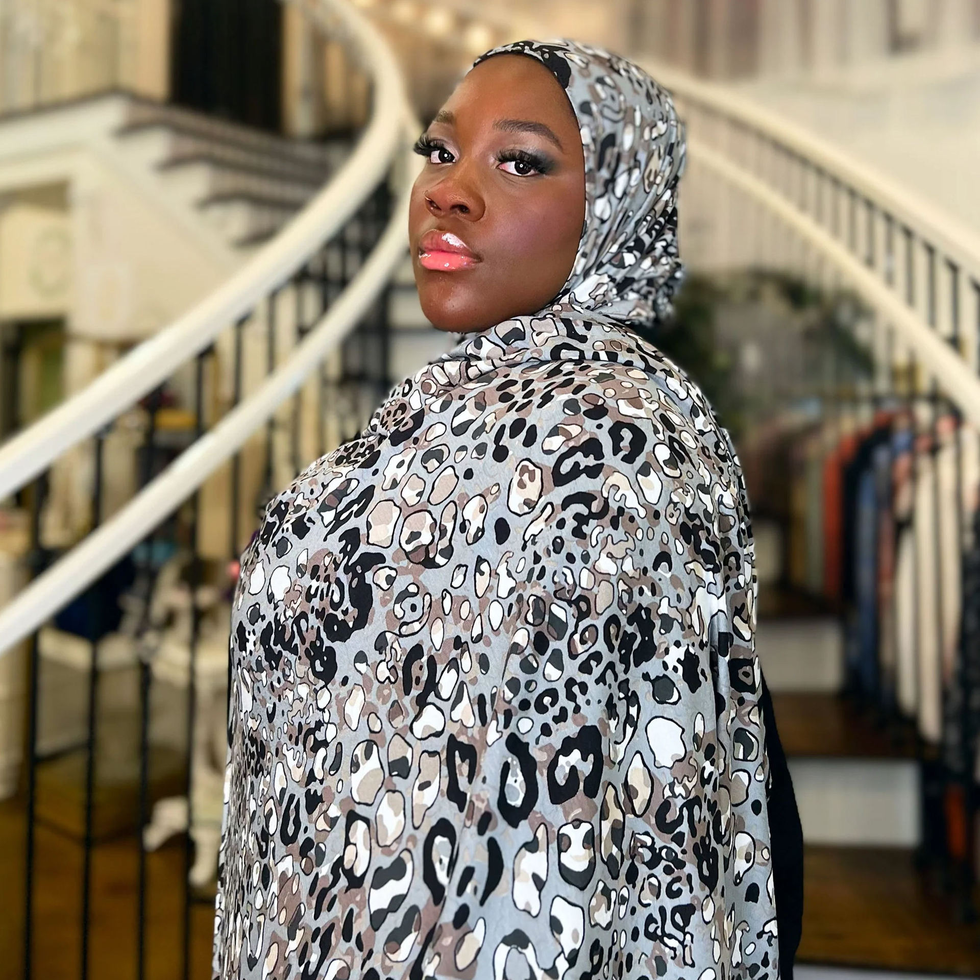 bohemian hijab style