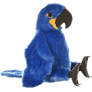 Peluche de Loro B872 <span class=keywords><strong>Azul</strong></span> de Pelo Largo, Juguete de Peluche de Guacamayo, Peluche Personalizado al por Mayor, Regalo para Niños, Peluche de Piel Sintética - Product Image 3