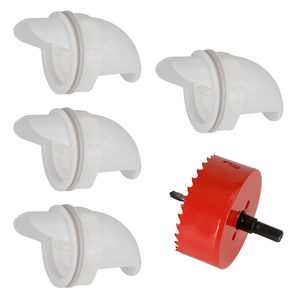 Mangeoires pour cailles et poussins, économiseur d'aliments sans gaspillage, bricolage - Product Image 3