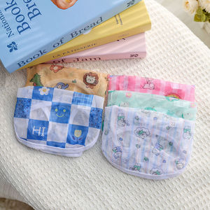 Chaleco de malla para mascotas, diseño de dibujos animados, bonito, de verano, para gatos y perros, diseño a cuadros, fino, transpirable, colores amarillo, azul y blanco - Product Image 2