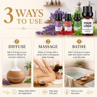 Huiles essentielles pour les soins de la peau, logo personnalisé, huile de massage écologique, extrait de plantes pures, huile parfumée 10 ml, huile aromathérapeutique