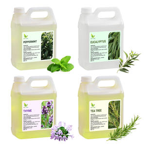 Biologische Gecertificeerde Pepermunt Eucalyptus Tijm Tea Tree Olie Puur Natuurlijke Oem Fabriek Levering Etherische Olie Voor Kaars Parfum Zeep - Product Image 1