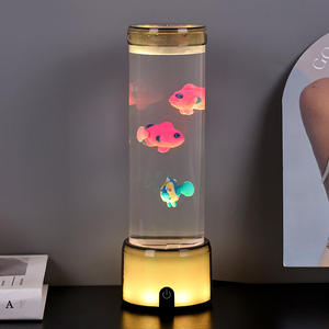 Lampe de méduse alimentée par USB à LED en plastique à dôme circulaire nouvellement conçue avec un éclairage d'ambiance romantique à changement de couleur - Product Image 2