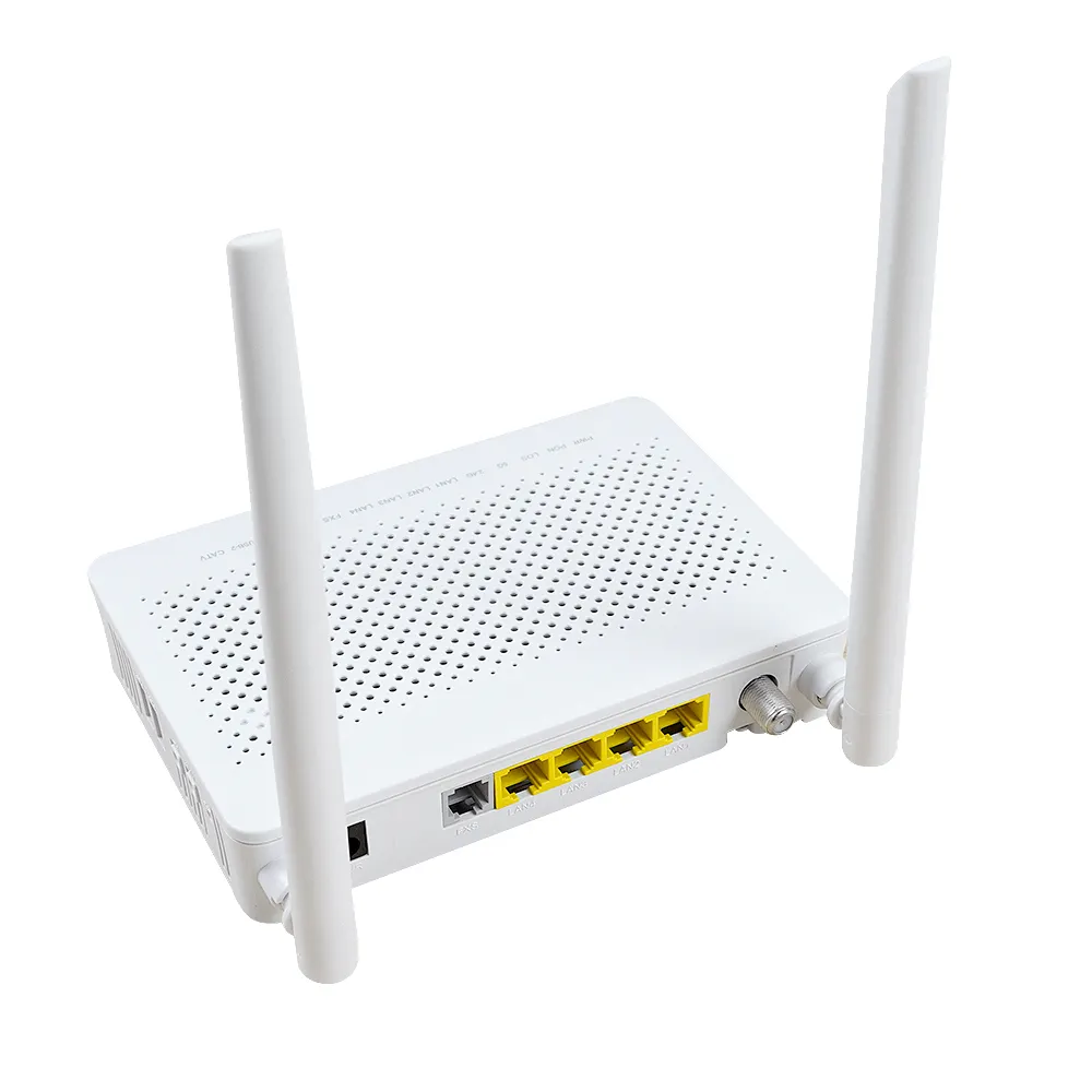 Yüksek performanslı ev ofis kullanımı Ftth uzun menzilli çift bant 2.4Ghz ve 5.8Ghz Wifi ONU Catv 5g Xpon Catv Modem