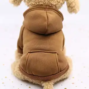 Sweat à capuche pour chien, manteau chaud, vêtement d'automne, convient au chiot, chat