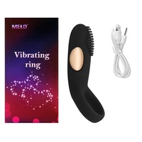 Anillo Vibrador de Silicona para Pene, Funda de Silicona para Agrandamiento del Pene, Resistente al Agua, en Venta