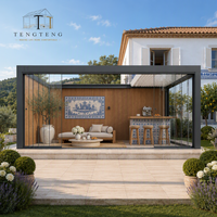 Gazebo extérieur en alliage d'aluminium imperméable avec structure thermolaquée, certifié CE, taille 3x4m pour extérieur, jardin et terrasse