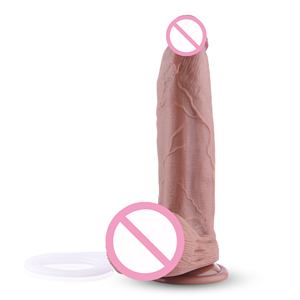 Hismith Dildo réaliste en silicone de 10,85 pouces avec fonction de pulvérisation, insérable de 8,85 pouces avec système KlicLok, jouets pour adultes de qualité supérieure, sans danger pour le corps, sensation naturelle - Product Image 1