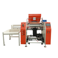 Automatische Hochgeschwindigkeits-Rolle-zu-Rolle Papier-Film-Aluminiumfolie Schneid- und Aufwickelmaschine 50-150m/min Edelstahl Runyue RY-SL-L