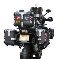 Accesorio Universal para Motocicleta BL-F350, Soporte para Bandera, Luz LED Estroboscópica Multimodo, Baliza de Advertencia para Conducción Nocturna Segura