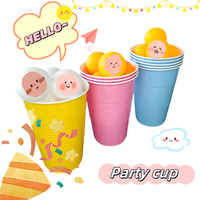 Gobelets jetables en plastique à double paroi de 18 oz, design fileté, sans BPA, écologiques et recyclables pour mariages, hôtels, restaurants