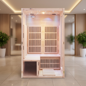 2 Person Black <b>Infrared</b> <b>Heater</b> Sauna Room for Indoor Steam Sauna - Product Image 1