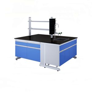 Banco da Laboratorio Moderno in Metallo per Laboratorio Dentistico - Postazione di Lavoro Piccola e Precisa per la Ricerca sui Materiali Dentali - Product Image 1