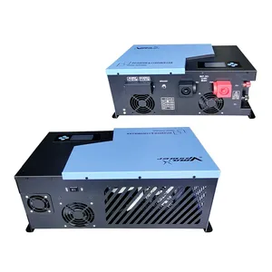 Vmaxpower Inverter daya Off Grid 4000W, pengisi daya Inverter frekuensi rendah 220/230V, konverter gelombang sinus murni