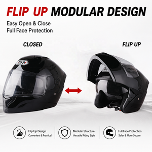 <span class=keywords><strong>Casque</strong></span> de <span class=keywords><strong>Moto</strong></span> Intégral Mustang 511, Style Rétro Classique, ABS, Bluetooth, Blanc et Vert, Lavage Facile, Support et Boîte - Product Image 2