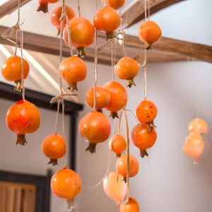 Decoración de Pared de Fruta Artificial de Espuma de Caqui para la Industria del Alcanfor, Adorno de Otoño para Sala de Estar y Hogar - Product Image 2