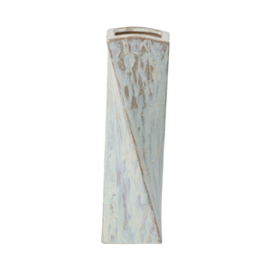 Vaso in Ceramica Moderno con Forma Scultorea Intrecciata, Vaso Decorativo Smaltato per Soggiorno e Arredamento Casa - Product Image 1
