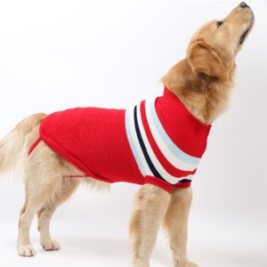 Maglione Natalizio Classico Caldo e Morbido per Cani di Taglia Grande, Cappotto Lavorato a Maglia per Autunno e Inverno - Product Image 2